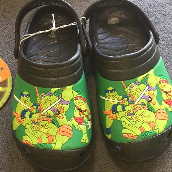 4/$25 | NWT Nickelodeon Boys Ninja Turtle Clogs - Picture 2 of 3